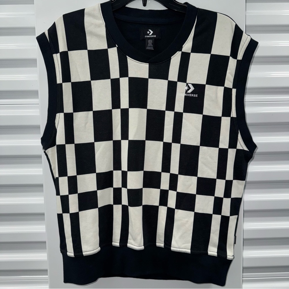 Converse Woodmark Checkered Sleeveless Top